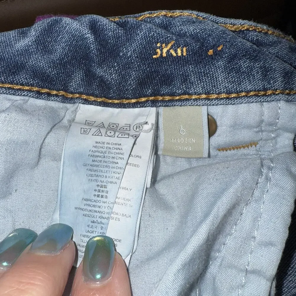 Michael Kors Women's Skinny Jeans Size 6 Medium Wash‎ Blue Denim 28x27 Designer